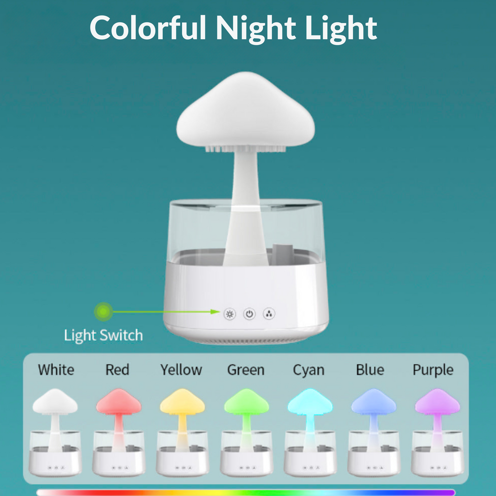 Rain, Mushroom, Cloud Humidifier