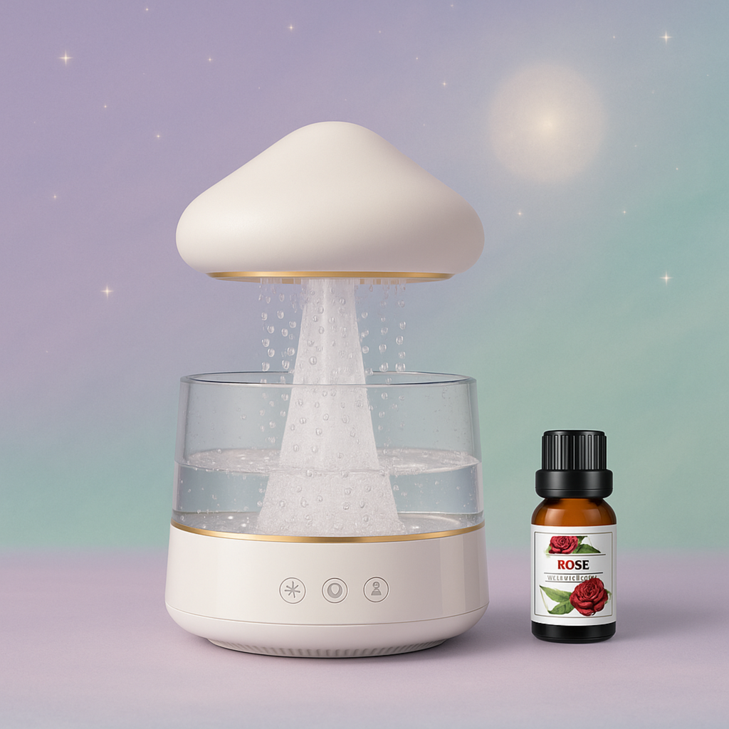 Rain, Mushroom, Cloud Humidifier
