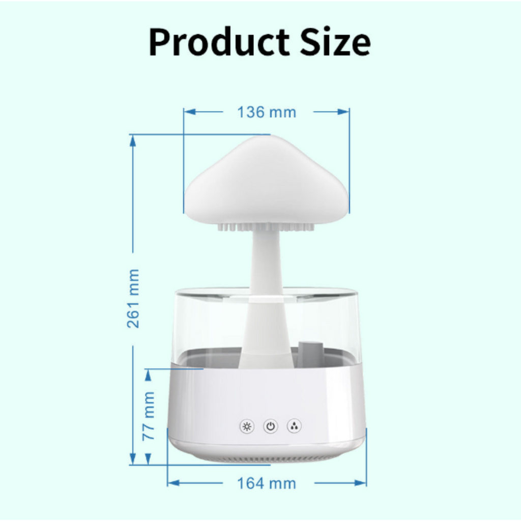 Rain, Mushroom, Cloud Humidifier