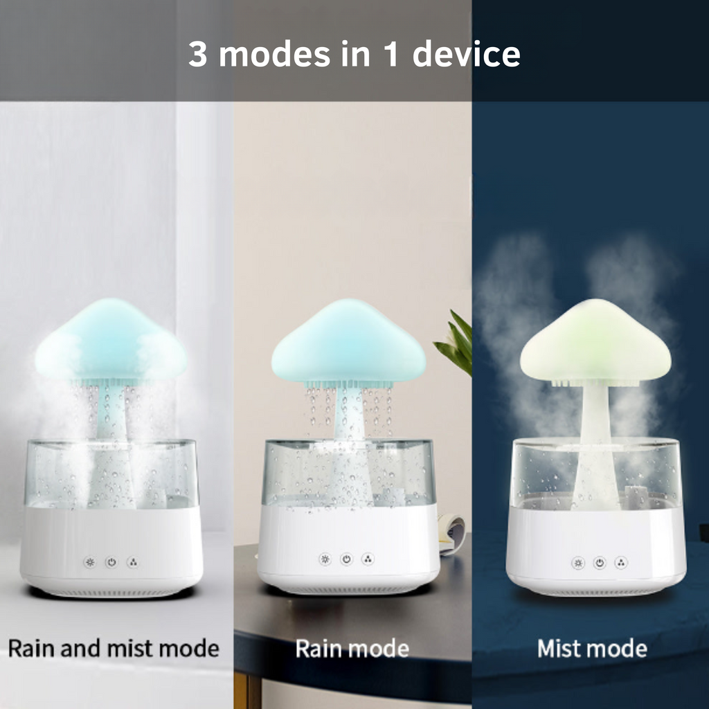 Rain, Mushroom, Cloud Humidifier